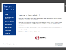 Tablet Screenshot of fiscusball.com